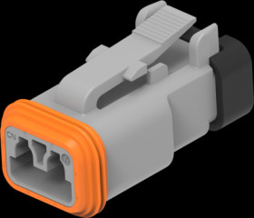 Socket housing, 2 pole, for DEUTSCH DT series, DT06-2S-CE01
