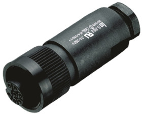 Złącze wielostykowe przemysłowe 7-pinowe Montaż na kablu Wtyczka binder