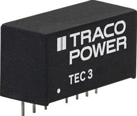 TEC 3-2412 DC/DC converter TEC 3, 3 W, 18-36/12.0 VDC, SIL-8