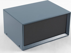 Steel/aluminum enclosure, (L x W x H) 203 x 152 x 102 mm, blue, IP32, 1426M-B