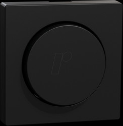 MEG5250-0403 System M Zentralplatte Dimmer Recyceld Plastic schwarz