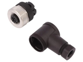 Wtyk M12 PIN: 4 żeńskie kod A-DeviceNet / CANopen na przewód 99 0430 24 04