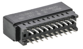 Złacze krawędziowe PCB 20-pinowe, raster 2.54mm, 3A, TE Connectivity, seria Standard Edge II