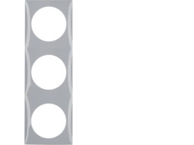 Integro Flow Ramka 3 potrójna szary 918192507 HAGER