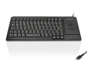 Klawiatura kulkowa przewodowa, kolor: Czarny, USB, QWERTZ (niemiecka), Ceratech