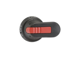 Rączka czarna IP65 dł. 45mm na wałek 6mm ON-OFF blokada kłódkowa w OFF i otwarcia drzwi w ON OHB45J6 1SCA109870R1001 /10szt./