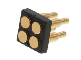 Złącze PCB 4-pinowe raster: 2.54mm 2-rzędowe RS PRO Przewlekany 12 V.