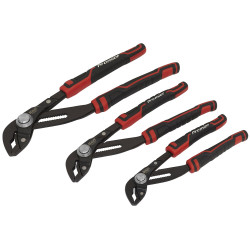 Sealey AK8380 Water Pump Pliers Set 3pc Quick Release