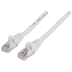 Patch Cord Cat5E UTP 0,5M Biały 100 Miedź ICOC U5EB-005-WH