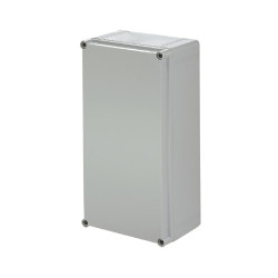 Obudowa Poliwęglan szerokość zew. 132 mm długość zew. 400 mm wys. zew. 200 mm Weidmüller IP67 Szary