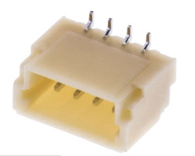 Wtyk PCB 4-pinowe raster: 1mm -rzędowe RS PRO Montaż powierzchniowy Męski 1A 50V