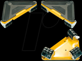 QT107 Transport roller, max. 100 kg, 4-piece