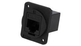 Łącznik Ft Rj45 8P8c Kat 6 Gniazdo Z Obu Stron 19X24mm Cp30222x