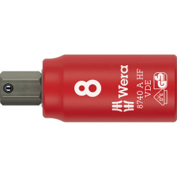 Wera 05005904001 8740 A VDE HF Zyklop Bit Socket 1/4&quot; Hex Socket Screws 8 x 47mm