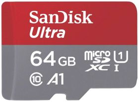 SanDisk microSDXC Ultra 64GB (A1/UHS-I/Cl.10/140MB/s) + Adapter "Mobile" microSDXC 64 GB A1 Application Performance Clas