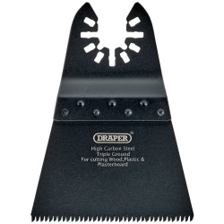 Draper 70465 Oscillating Multi-tool Plunge Cut. Blade 68x90mm 14tpi High C/Steel