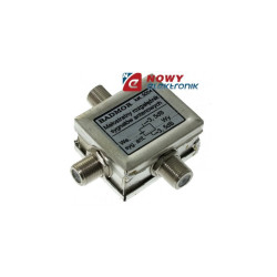 Rozg.ant.wew.biały 3xF FL BADMOR gniazda typu F antenowy