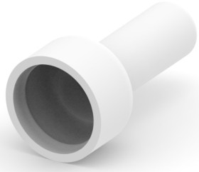 End connectorwith insulation, 0.3-2.0 mm², AWG 22 to 14, white, 17.27 mm, 35115