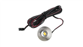 Ledpoint Oprawa Meblowa Led Okrągla 0,7W Ciepła Biała Wpuszczana Podszafkowa