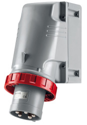 Złącze przemysłowe - zasilające 125A Wtyczka 415 V 3P + N + E Męski Scame Czerwony Montaż ścienny IP67