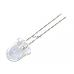 dioda LED 8mm niebieska (470nm) przezr. 4200mcd