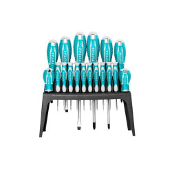 Zestaw wkrętaków 18 szt. na stojaku