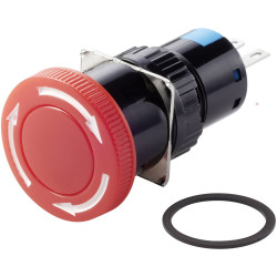 TruComponents 783089 Kill Switch, Panel, SPST, Non-Illuminated, IP40