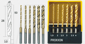 28876 HSS Spiralbohrersatz mit Zentrierspitze