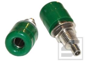 Gniazdo ban. Z-TB4GN 4mm zielone 22mm;24A;60V;ABS;2.109.G;24.247;