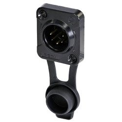 Rean RRX5M-Z-002-1 XLR Connector Socket Built-In 5 Pins