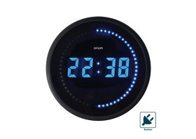 Zegar Czarny Ścienny Cyfrowe Nie Nie Orium