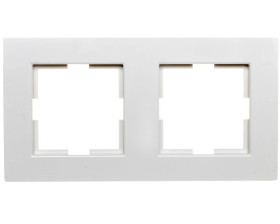 Karre Ramka 2-Krotna, Kolor Biały / 90960261