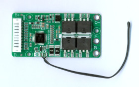 MODUŁ ŁADOWANIA AKUMULATORÓW 10S 15A OCP 80A NTC (BMS077-10S15A)