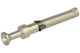 Terminal żeński; Han D; 09150006207; 1 tor; metal; proste; na przewód; zaciskany; 10A; srebrny; srebrzone; 0,14÷0,37mm2; IP65; H