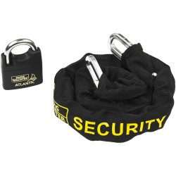 Burg W&#xE4;chter 14160 SKM Chain Lock 90cm Brass Plastic Sheath Double Lock