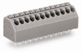 PCB terminal, 4 pole, pitch 3.5 mm, AWG 24-16, 8 A, push-in cage clamp, blue, 250-104/000-006