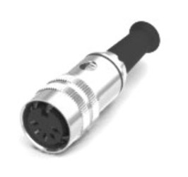 Złącze DIN 5 -pinowe Żeński Montaż na kablu M16 100 V