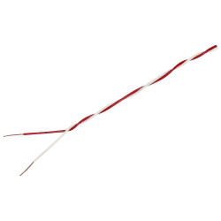 econ connect KD02TWSVS10 Jumper Wire 10m 2x0.2mm&#xB2; Red/White