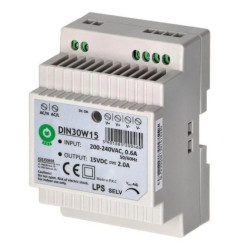 Zasilacz na szynę DIN, 15VDC, 2.0A,OR-VID-VP-1069ZD