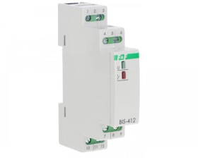 Przekaźnik bistabilny grupowy z pamięcią, na szynę DIN, 24V BIS-412M-24V