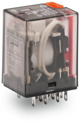 Przekaźnik 230V ac 4PDT WAGO Montaż wtykowy