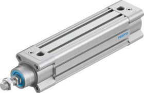 Siłownik pneumatyczny z tłoczyskiem skok: 125mm Festo Ø 40mm dwustronnego działania Action DSBC-40-125-D3-PPVA-N3