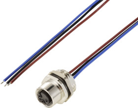 TRU COMPONENTS TC-12833212 Gniazdo montażowe czujnika/aktuatora, piny: 3, 0.5 m, 1 szt.