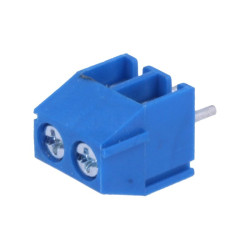 Listwa ARK350-2 listwa 2 pola r-3.5 niebieska do 1.5mm2