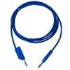 Przewody do miernika silikonowe bananek 4mm niebieski 2.0m MLNSIL200/1 HIRSCHMANN