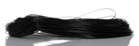 Przewód montażowy 0,05mm² Czarny RS PRO ETFE 30 AWG 300 V dł. 50m 1/0,25 mm