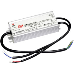 Mean Well HLG-40H-24B LED driver 40W 1.67A dimmable IP67 surge protection