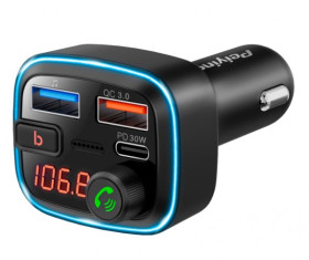 TRANSMITER SAMOCHODOWY FM Z FUNKCJĽ BLUE