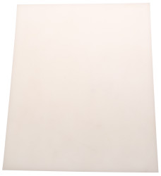 Folie do polerowania złączy światłowodowych, Tlenek aluminium, dł.: 8-1/2cal, szer.: 215.9mm, 0.3μm, Biały