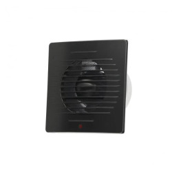 Wentylator wyciągowy łazienkowy/ kuchenny plastikowy CLASSIC 100 mm antracytowy HOROZ ELECTRIC